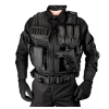 Tactical Vest for Men with Detachable Belt and Subcompact/Compact/Standard Holster for Pistol - Perfect for Airsoft and Military Training